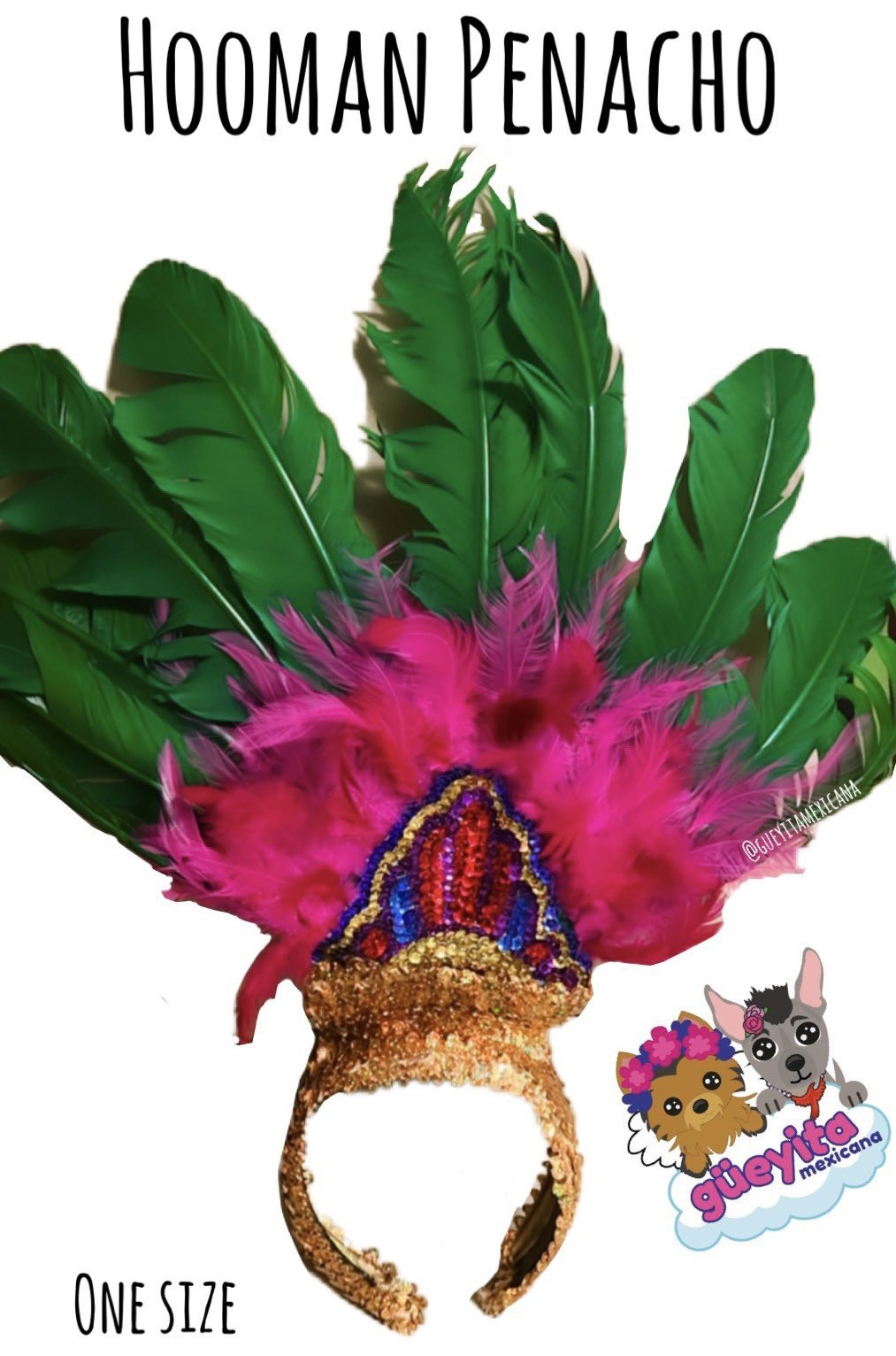 Aztec Dog Princess costume - GueyitaMexicana