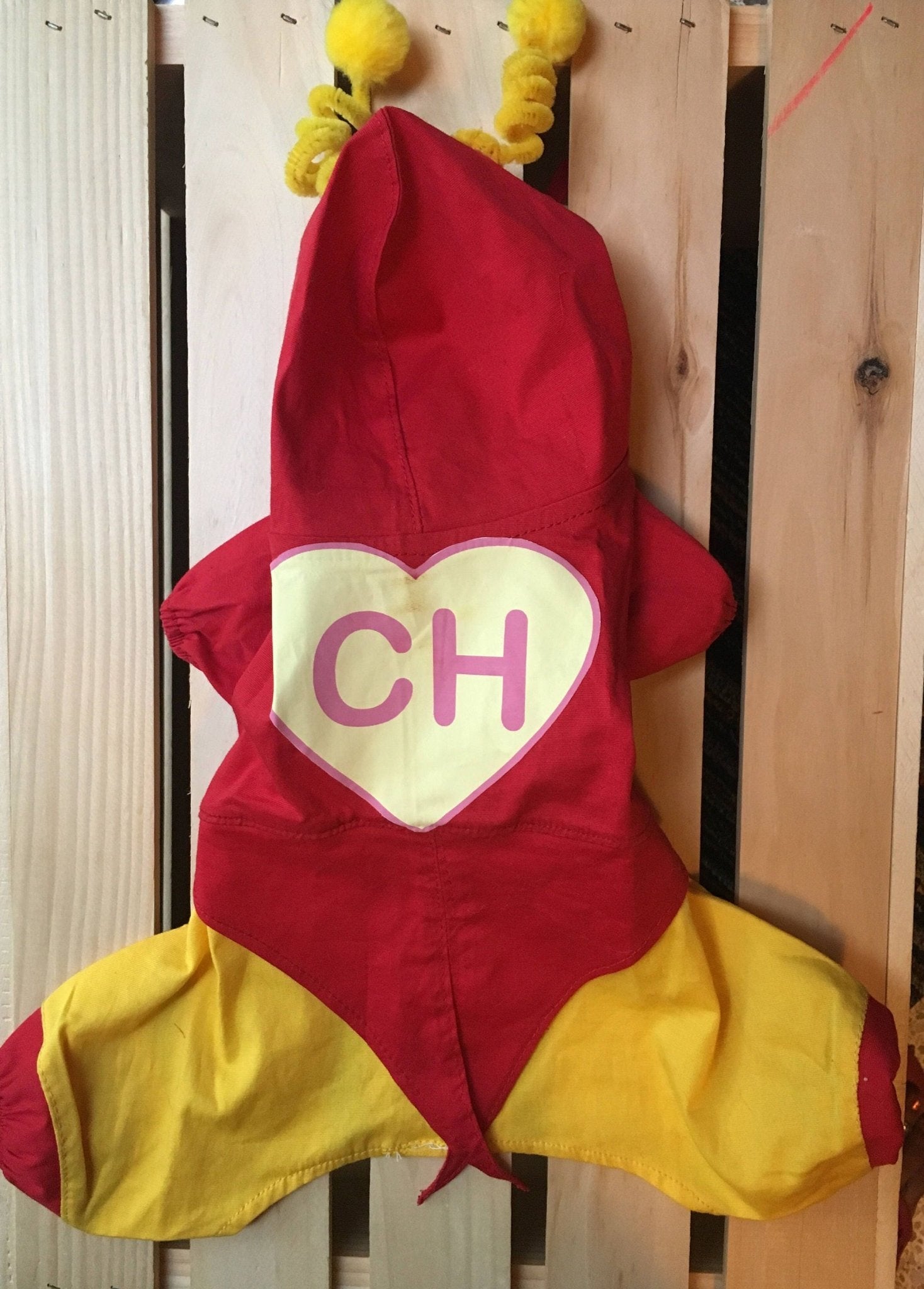 Chapulin Colorado Dog Costume - GueyitaMexicana