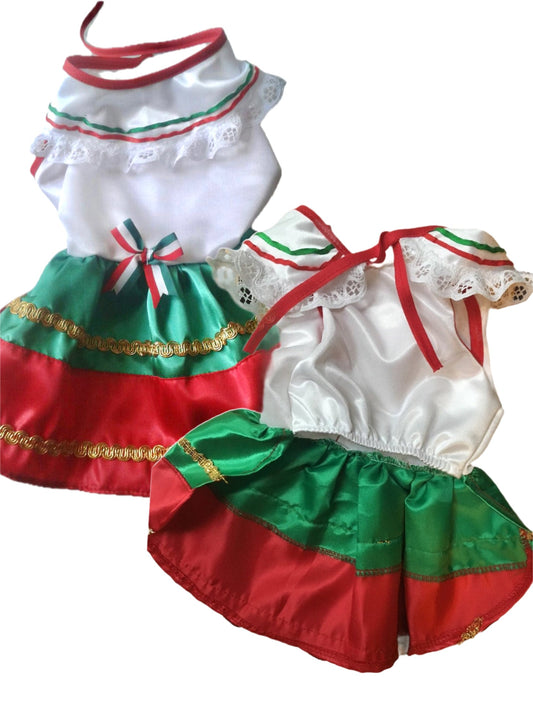 China Poblana Dog girl dress - GueyitaMexicana