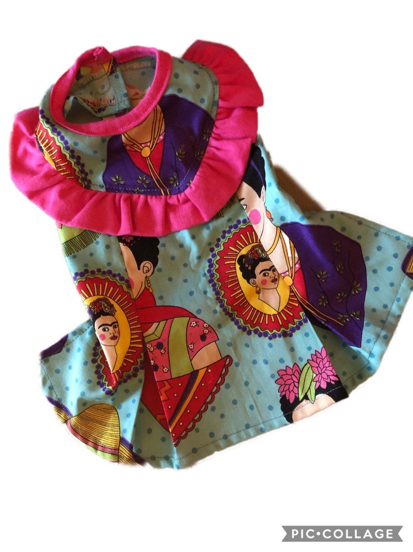 Frida Kahlo dog Dress - GueyitaMexicana