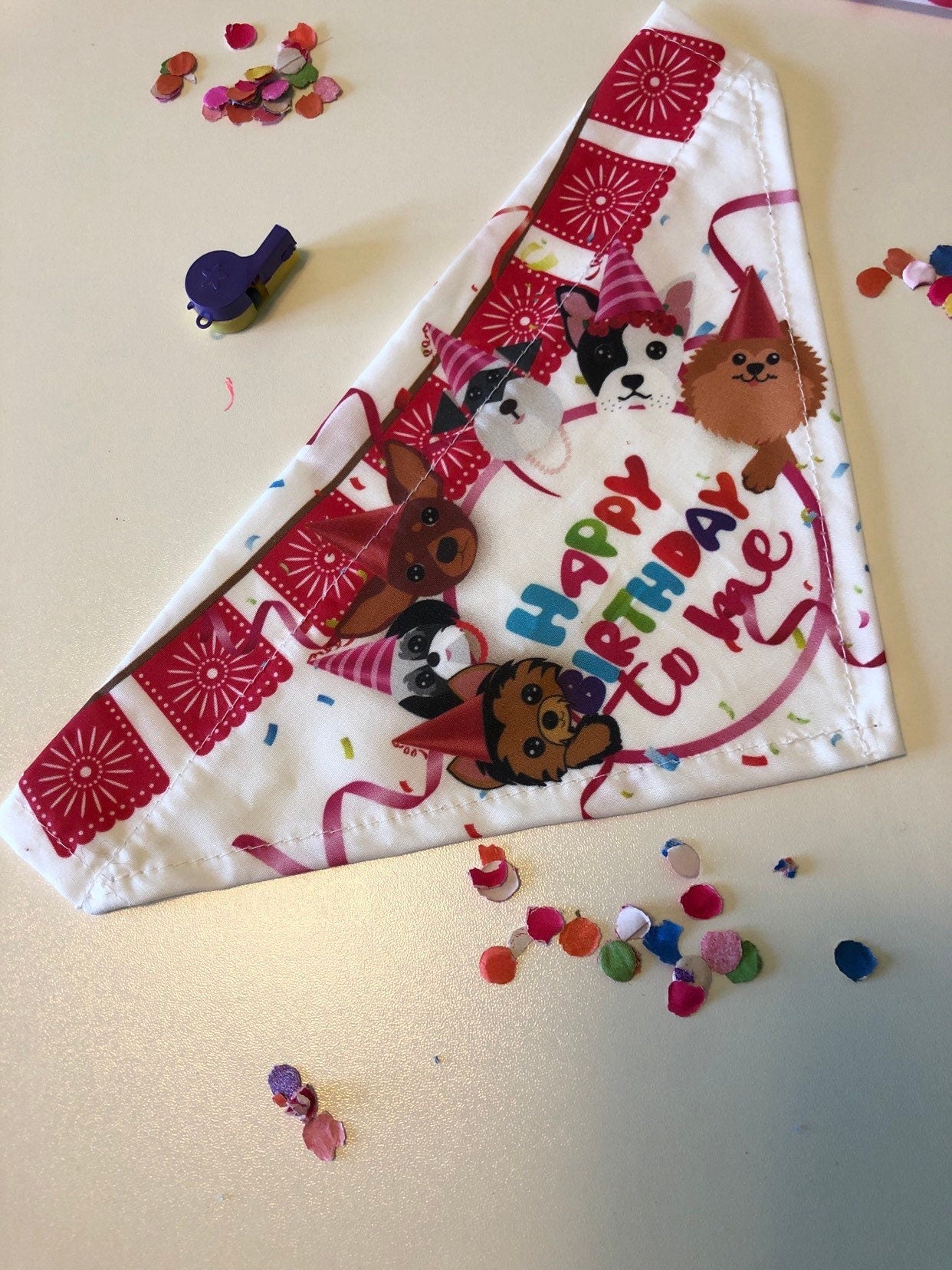 Happy Birthday dog bandanas - GueyitaMexicana