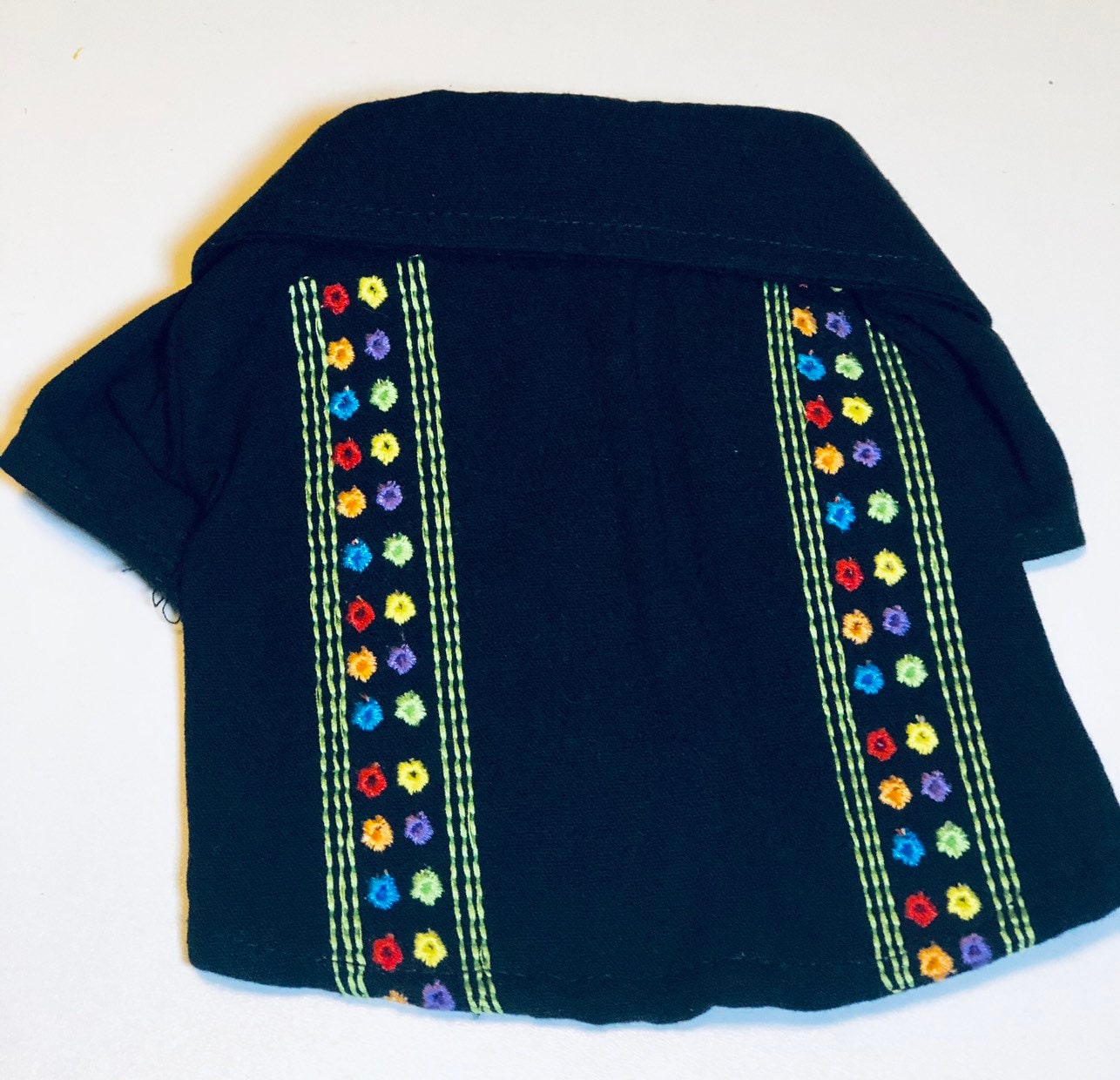 Mexican Black Guayabera for dog