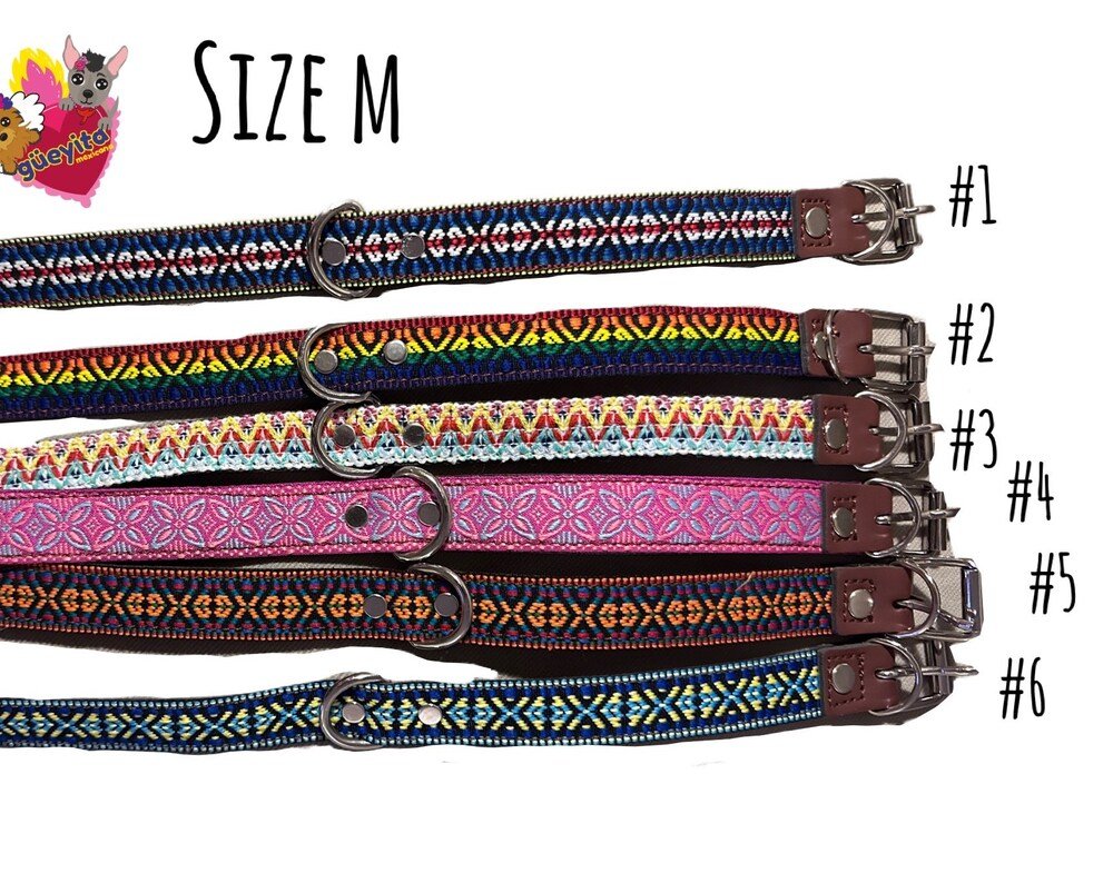 Mexican Dog Collar size M - GueyitaMexicana