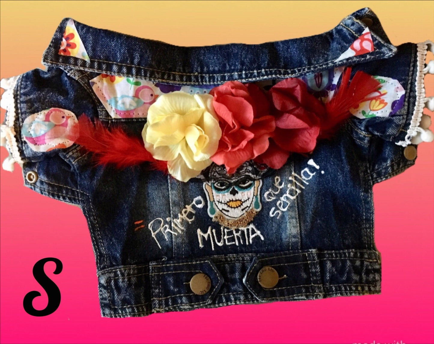 Mexican dog jacket Day of the dead edition - GueyitaMexicana