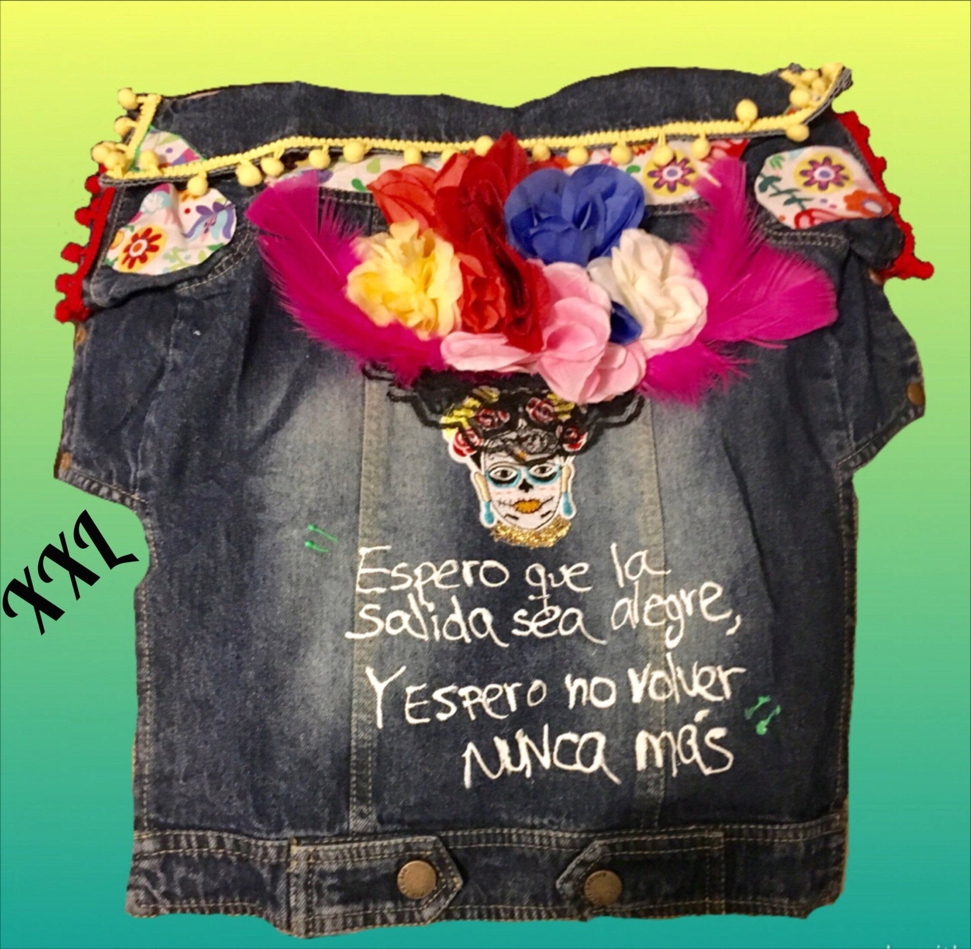 Mexican dog jacket Day of the dead edition - GueyitaMexicana