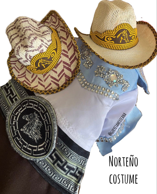 Norteño Outfit for dog costume - GueyitaMexicana