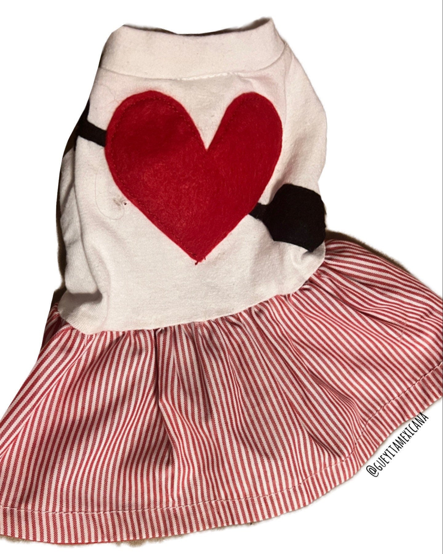 San Valentines dog dress - GueyitaMexicana